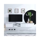 Vivense Alcor Tv Ünitesi, DEC0059 - Beyaz - 180 cm x 30 cm x 25 cm