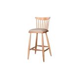 Vivense Aldo Natural Ahşap Bar Sandalyesi - Naturel - 43 cm x 43 cm x 110 cm