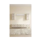 Vivense Alfa Tv Ünitesi Beyaz Traverten Gold 180 cm TVR1897BTG - 180 cm x 29.6 cm x 40.6 cm