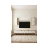 Vivense Alfa Tv Ünitesi Safirmeşe Beyaz Gold 180 cm TVR1897DBG - 180 cm x 29.6 cm x 40.6 cm