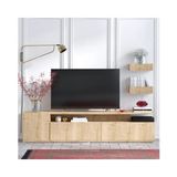 Vivense Alika Tv Ünitesi, Safir Meşe Dec 20071 - 180 cm x 35 cm x 45 cm