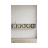 Vivense Arex Duvara Montaj Tv Sehpası Beyaz Gold 120 cm TDA1238BG - 120 cm x 30 cm x 25.5 cm