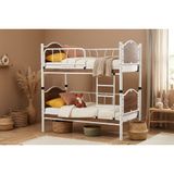 Vivense Argimo İnci Bebek Ayrılabilir Metal Ceviz 90X190 Ranza
