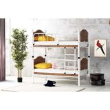 Vivense Argimo İnci Bebek Ayrılabilir Metal Ceviz 90X200 Ranza