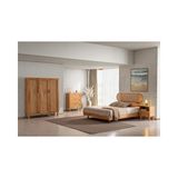 Vivense Artemis Masif Yatak Odası Takımı - Bej - 160X200