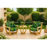 Vivense Asedia Palma Sehpalı Bahçe Takımı - 52 cm x 52 cm x 60 cm - Naturel