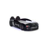 Vivense Audi Full Ledli Kumandalı ve Müzikli Arabalı Yatak, Polis - Mavi - 10 cm