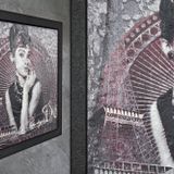 Vivense Audrey Hepburn Oryantal Yağlı Boya Dokulu Ahşap Tablo