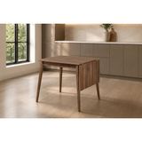 Vivense Avanos Mdf Katlanır Ahşap Mutfak Masası, 70X80 Cm, Ceviz Ceviz - 70X80 (70X120)