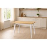 Vivense Avanos Mdf Sabit Mutfak Masası, 60X90 Cm, Naturel Beyaz