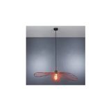Vivense Ayşin Şapka Endüstriyel Avize, Kırmızı, Çap 80 cm