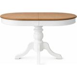 Vivense Baba Ayaklı Oval Açılır Masa, Naturel Beyaz, 90X130 cm - 02Y-Yeşil