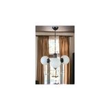 Vivense Bankok Üçlü Siyah Beyaz Camlı Avize - 1 - Şeffaf