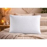 Vivense Basiccomfort Premium Hava Katmanlı Boyun Destekli Visco Yastık - 40 x 60 x 13 cm - Beyaz