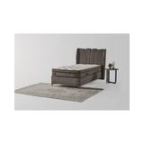 Vivense Bella Baza Başlık Yatak Seti, Gri, 120X200 - 120 x 200 cm