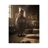 Vivense Biker Butler Kask Askılı Metal Dilsiz Uşak - 45 cm x 40 cm x 140 cm