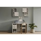 Vivense Bk Çalışma Masası, 2 Çekmece 2 Kapaklı - 120X60X81 - Beyaz