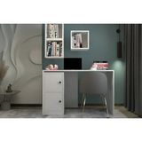 Vivense Bk Çalışma Masası, 2 Kapaklı Alt Dolaplı - 120X60X94 - Beyaz