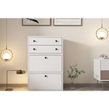 Vivense Bk Concept Ayakkabılık, 2 Kapaklı, AYK_1059_Ç - Beyaz