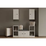 Vivense Bk Concept Ayakkabılık, 4 Kapaklı, MST-AYK-1021 - Beyaz