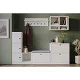 Vivense Bk Concept Ayakkabılık, 6 Kapaklı, KBR-AYK-1018 - Beyaz