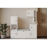 Vivense Bk Concept Ayakkabılık, 6 Kapaklı, KBR-AYK-1019 - Beyaz