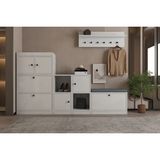 Vivense Bk Concept Ayakkabılık, 7 Kapaklı, KBR-AYK-1016 - Beyaz