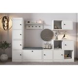 Vivense Bk Concept Ayakkabılık, 8 Kapaklı, KBR-AYK-1011 - Beyaz