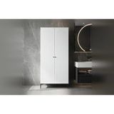 Vivense Bohem 1012 Lake Dolap - Beyaz - 86 cm x 40 cm x 180 cm