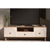 Vivense Bohem Tv Ünitesi, 180 Cm, 001 - Abanoz - 180 cm x 35 cm x 50 cm