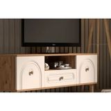 Vivense Bohem Tv Ünitesi, 180 Cm, 003 - Abanoz - 180 cm x 35 cm x 50 cm
