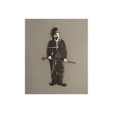 Vivense Cahrlie Chaplin Dekoratif Sarkaçli Duvar Saati Siyah