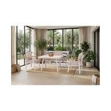 Vivense Calm Bahçe Balkon Oturma Grubu - 58 cm x 61 cm x 78 cm - Krem