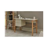 Vivense Capra Bohem Çalışma Masası, Ahşap Ayak - 120 cm x 60 cm - Ceviz
