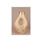 Vivense Cave Handmade Dekoratif Seramik Obje Krem