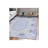 Vivense Çiçek Baskili Dokuma Taban Hali, 136 Yng, 120x180 Cm Çok Renkli