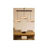 Vivense Creamelith Handmade Üçlü Karbon Beton Avize Krem