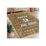 Vivense Dance Baskili Dokuma Taban Hali, 217 Yng, 120x180 Cm Çok Renkli