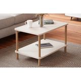 Vivense Dece Dikdörtgen Orta Sehpa, Beyaz - 70 cm x 43 cm x 44 cm