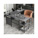 Vivense Deluxe Köşe Çalışma Masası, Antrasit - 150 cm x 50 cm x 77 cm