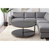Vivense Desıre Orta Sehpa - 78 cm x 78 cm x 35 cm - Siyah