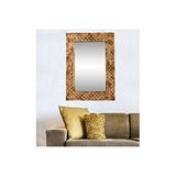 Vivense Dfn Wood Dekoratif Duvar Aynası, 130X60, AYDK020 - Kahverengi