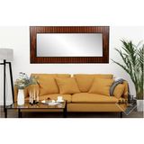 Vivense Dfn Wood Piyano Dekoratif Duvar Aynası, 140X70 - Kahverengi