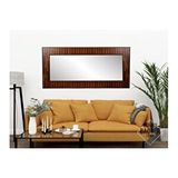 Vivense Dfn Wood Piyano Dekoratif Duvar Aynası, 150X70 - Kahverengi