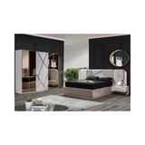 Vivense Diamond Yatak Odası Takımı, Krem Gold, 6 Kapaklı