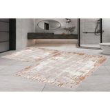 Vivense Dijital Baskı, Kaymaz Taban Ikili Banyo Paspası 100X60 + 60X50 cm RVG5-0543 - Turuncu - 60 cm x 100 cm x 1 cm