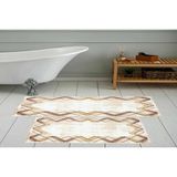 Vivense Dijital Baskı, Kaymaz Taban Ikili Banyo Paspası 100X60 + 60X50 cm RVG5-0761 - Bej - 60 cm x 100 cm x 1 cm