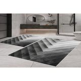 Vivense Dijital Baskı, Kaymaz Taban Ikili Banyo Paspası 100X60 + 60X50 cm RVG5-1609 - Siyah - 60 cm x 100 cm x 1 cm
