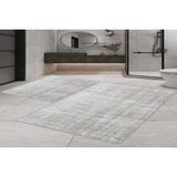 Vivense Dijital Baskı, Kaymaz Taban Ikili Banyo Paspası 100X60 + 60X50 cm RVG5-1788 - Gri - 60 cm x 100 cm x 1 cm