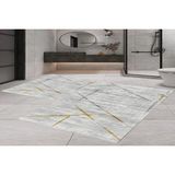 Vivense Dijital Baskı, Kaymaz Taban Ikili Banyo Paspası 100X60 + 60X50 cm RVG5-FNL349 - Gri - 60 cm x 100 cm x 1 cm